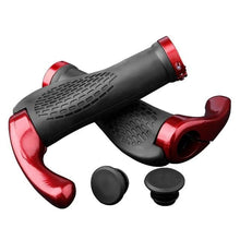 Load image into Gallery viewer, Soft Bicycle Grip Shock Absorption Road Bike Handlebar Cover Aluminium Alloy Lock Rubber Anti-slip Cycling Handle Grips Bike Handle Non Slip Soft Rubber Grips Mountain Bicycle Lock On Handle Bar