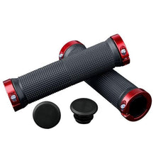 Load image into Gallery viewer, Soft Bicycle Grip Shock Absorption Road Bike Handlebar Cover Aluminium Alloy Lock Rubber Anti-slip Cycling Handle Grips Bike Handle Non Slip Soft Rubber Grips Mountain Bicycle Lock On Handle Bar