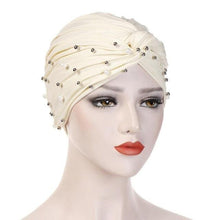 Load image into Gallery viewer, Soft Cotton Lightweight Elegant Turban Hijab Bonnet Arab Wrap Head Turbans Cap Headwrap Headwear Indian African Turbans Twist Headband For Women