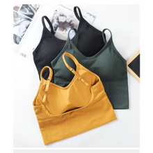 Load image into Gallery viewer, Soft Cotton Sports Bras For Women Push Up Solid Sports Bra Jogging Gym Women Sports Bra Girl Underwear Fitness Running Yoga Sport Tops