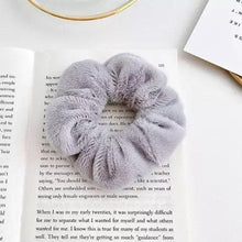 Load image into Gallery viewer, Soft Faux Fur Hair Scrunchies Plush Elastic Hair Bands Women Girls Ponytail Holder Rubber Band Fashion Headwear Ponytail Holder Accessories for Women