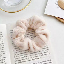 Load image into Gallery viewer, Soft Faux Fur Hair Scrunchies Plush Elastic Hair Bands Women Girls Ponytail Holder Rubber Band Fashion Headwear Ponytail Holder Accessories for Women
