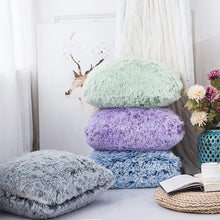 Load image into Gallery viewer, Soft Fur Plush Shaggy Fluffy Pillow Cover Decorative Cushion Covers For Home Living Room Sofa Decor Luxury Faux Fur Throw Pillow Cover Decorative Plush Pillow Case Cushion Cover Shell for Sofa Bedroom Car 43x43cm
