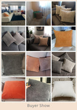 Load image into Gallery viewer, Soft Polyester Cushion Cover Corn Striped Pillow Cozy Throw Pillow Covers Cases for Couch Bed Sofa Ultra Soft Striped Cover Nordic Home Decor Throw Pillow Case Car Living Room Autumn Decoration