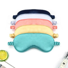 Load image into Gallery viewer, Soft Silk Sleep Eye Mask Portable Travel Eye Patch Nap Eye Patch Super Smooth Eye Mask Eye Cover Sleeping Mask Night