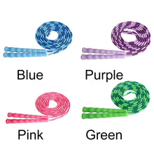 Load image into Gallery viewer, Soft Skipping Rope Yoga Beaded Workout Jumping Non-slip Handle Sports Gym Exercise Burning Fitness Adjustable Length Tangle-Free Segmented Soft Beaded Skipping Rope Fitness Jump Rope For Kids Man Women
