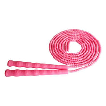 Load image into Gallery viewer, Soft Skipping Rope Yoga Beaded Workout Jumping Non-slip Handle Sports Gym Exercise Burning Fitness Adjustable Length Tangle-Free Segmented Soft Beaded Skipping Rope Fitness Jump Rope For Kids Man Women