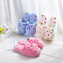 Load image into Gallery viewer, Soft Slipper Womens Home Plush House Winter Warm Slippers Soft Indoors Bedroom Slippers With Memory Foam Comfortable Slip On House Shoes Warm Fur Lined Slippers