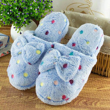 Load image into Gallery viewer, Soft Slipper Womens Home Plush House Winter Warm Slippers Soft Indoors Bedroom Slippers With Memory Foam Comfortable Slip On House Shoes Warm Fur Lined Slippers
