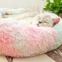 Load image into Gallery viewer, Soft Winter Warm Plush Calming Pet Bed