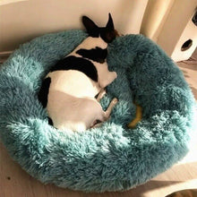 Load image into Gallery viewer, Soft Winter Warm Plush Calming Pet Bed