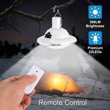 Load image into Gallery viewer, Solar Camping Light Hanging LED Bulb Lamp