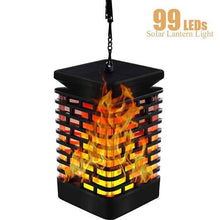 Load image into Gallery viewer, Solar Flame Hanging Lantern Lights