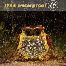 Load image into Gallery viewer, Solar Garden Hanging Light Owl Pattern