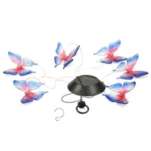 Load image into Gallery viewer, Solar LED Butterfly Wind Chimes