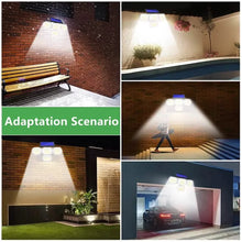 Load image into Gallery viewer, Solar Light Outdoor with Remote Control Double Motion Sensor Light 306/208 Led Wall Lamp IP65 Spotlight Exterior Garage Lighting