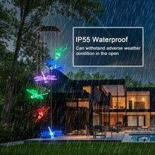 Load image into Gallery viewer, Solar Powered Dragonfly Lights Wind Chimes