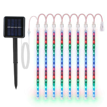 Load image into Gallery viewer, Solar Powered Meteor Shower String Light