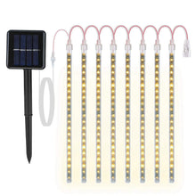 Load image into Gallery viewer, Solar Powered Meteor Shower String Light