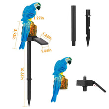 Load image into Gallery viewer, Solar Powered Parrot Garden Light IP65 Waterproof LED