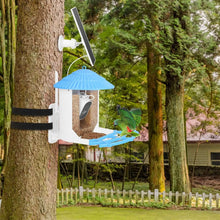 Load image into Gallery viewer, Solar Powered Smart Bird Feeder with PIR Motion AI Two-Way Audio