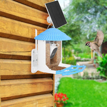 Load image into Gallery viewer, Solar Powered Smart Bird Feeder with PIR Motion AI Two-Way Audio