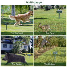 Load image into Gallery viewer, Solar Powered Ultrasonic Animal Repeller