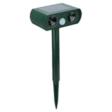 Load image into Gallery viewer, Solar Powered Ultrasonic Animal Repeller