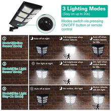 Load image into Gallery viewer, Solar Powered Wall Light Beads PIR Motion Sensor