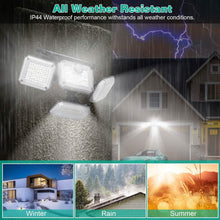Load image into Gallery viewer, Solar Powered Wall Lights Outdoor Motion Sensor Lamps