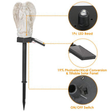 Load image into Gallery viewer, Solar Praying Angle Statue Garden Light
