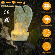 Load image into Gallery viewer, Solar Praying Angle Statue Garden Light