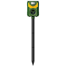 Load image into Gallery viewer, Solar Ultrasonic Animal Repeller with Flame Light USB Charge Motion Sensor