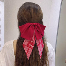 Load image into Gallery viewer, Solid Color Big Large Satin Bow Hairpins Barrettes For Women Girl Wedding Long Ribbon Hair Clip Fashion Hairgrips Accessories For Party