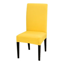 Load image into Gallery viewer, Solid Color Chair Covers Elastic Stretch Protection Case Slipcovers for Wedding Restaurant Home Kitchen Dining Chair Cover Dining Chair Slipcovers Stretch Parsons Chair Covers Sets Chiar Protector Removable Washable Elastic for Ktichen Dining Room