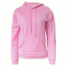 Load image into Gallery viewer, Solid Drawstring Casual Long Sleeve Hoodie