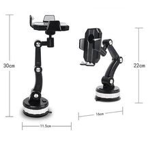 Load image into Gallery viewer, Solid & Durable Car Phone Holder Mount for Dashboard Windshield Long Arm Strong Suction Cell Phone Car Mount