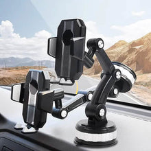Load image into Gallery viewer, Solid & Durable Car Phone Holder Mount for Dashboard Windshield Long Arm Strong Suction Cell Phone Car Mount