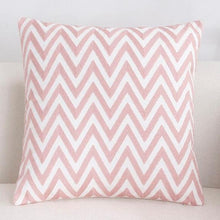 Load image into Gallery viewer, Solid Geometric Cushion Cover Pink Gray Blue Modern Decorative Throw Pillow Case Cushion Case for Room Bedroom Room Decorative Sofa Cushions Throw Pillows Cotton Pillow Covers Pillowcases 45x45
