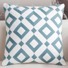 Load image into Gallery viewer, Solid Geometric Cushion Cover Pink Gray Blue Modern Decorative Throw Pillow Case Cushion Case for Room Bedroom Room Decorative Sofa Cushions Throw Pillows Cotton Pillow Covers Pillowcases 45x45