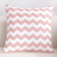 Load image into Gallery viewer, Solid Geometric Cushion Cover Pink Gray Blue Modern Decorative Throw Pillow Case Cushion Case for Room Bedroom Room Decorative Sofa Cushions Throw Pillows Cotton Pillow Covers Pillowcases 45x45