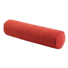 Load image into Gallery viewer, Solid Long Round Maternity Pillow Cotton linen Neck Headrest Body pillow Bed Chair Car Seat Backrest Sleeping Pillow Round Cervical Roll Cylinder Bolster Pillow with Removable Washable Cover, Ergonomically Designed for Head Neck Spine