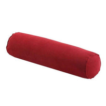 Load image into Gallery viewer, Solid Long Round Maternity Pillow Cotton linen Neck Headrest Body pillow Bed Chair Car Seat Backrest Sleeping Pillow Round Cervical Roll Cylinder Bolster Pillow with Removable Washable Cover, Ergonomically Designed for Head Neck Spine