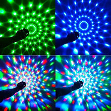 Load image into Gallery viewer, Sound Activated Rotating Disco Ball Party Lights Strobe Light