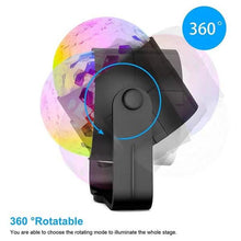 Load image into Gallery viewer, Sound Activated Rotating Disco Ball Party Lights Strobe Light