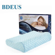 Load image into Gallery viewer, Space Memory Cotton Pillow Bed Orthopedic Pillow For Cervical Pillow Slow Rebound Adult Neck Guard Pillow Sleep Pillow Orthopedic Contour Memory Foam Neck Pillow for Pain Relief Sleeping Bed Pillow for Sleeping Ergonomic Cervical Pillow for Neck Pain