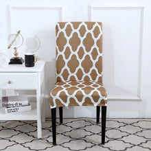 Load image into Gallery viewer, Spandax Stretch Dining Plaid Chair Cover for Sofa And Armchairs Chair Cover Living Room Cover For Office Chaircover Wedding Stretch Parsons Chair Slipcovers Removable Washable Kitchen Chair Protector Cover