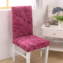 Load image into Gallery viewer, Spandex Chair Cover Removable Anti-Dirty Seat Slipcover Cover For Banquet Wedding Dinner Restaurant Slipcovers Anti-Stain Removable Washable Parsons Chair Protector For Dining Room Banquet Ceremony Wedding Party Hotel Restaurant