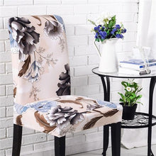 Load image into Gallery viewer, Spandex Chair Cover Removable Anti-Dirty Seat Slipcover Cover For Banquet Wedding Dinner Restaurant Slipcovers Anti-Stain Removable Washable Parsons Chair Protector For Dining Room Banquet Ceremony Wedding Party Hotel Restaurant