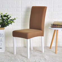 Load image into Gallery viewer, Spandex Chair Cover Stretch Elastic Dining Seat Cover for Banquet Wedding Restaurant Hotel Anti-dirty Removable housse de chaise Chair Covers for Dining Room Stretch Spandex Dining Chair Slipovers Parsons Chair Covers for Dining Room Kitchen
